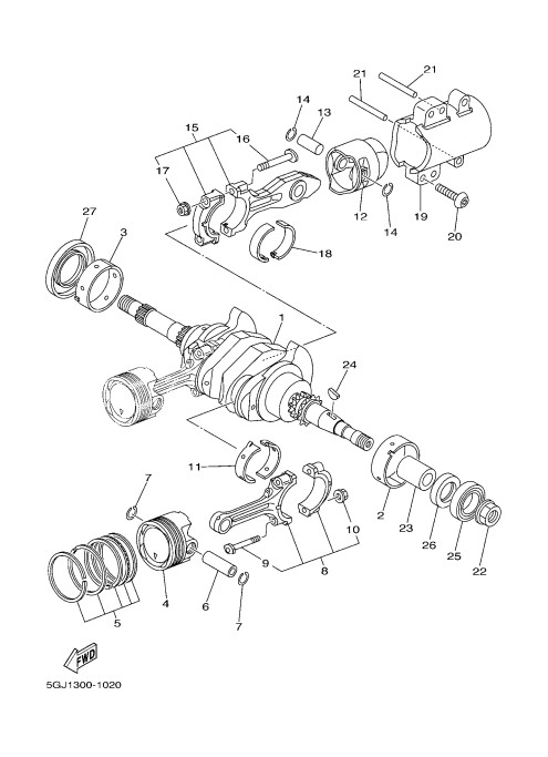 2  CRANKSHAFT & PISTON 