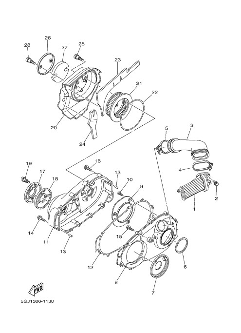 13  CRANKCASE COVER 2 