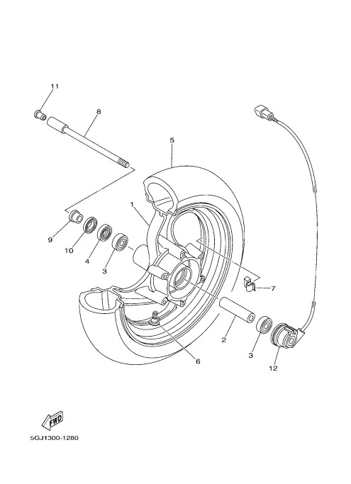 28  FRONT WHEEL 