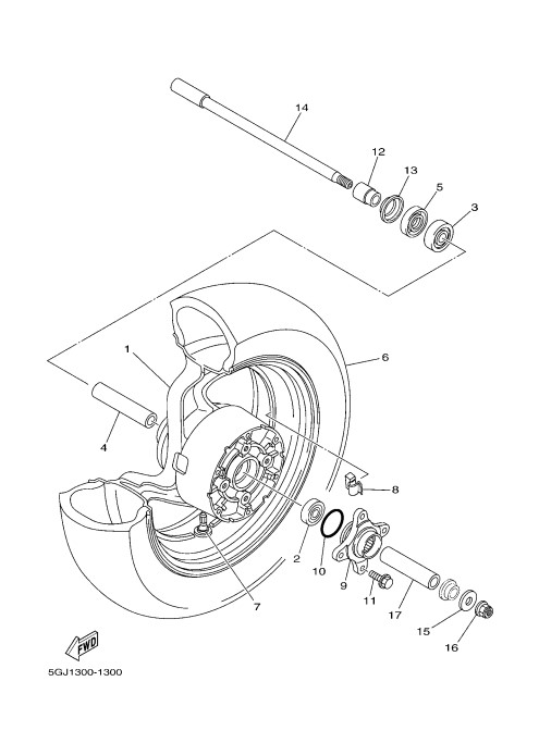 30  REAR WHEEL 