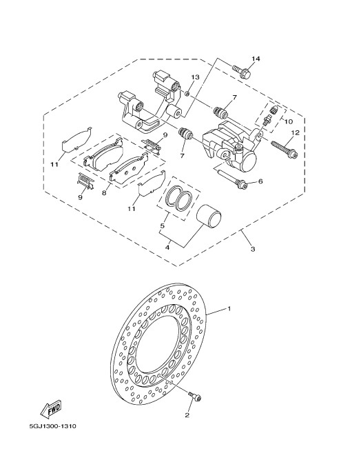 31  REAR BRAKE CALIPER 