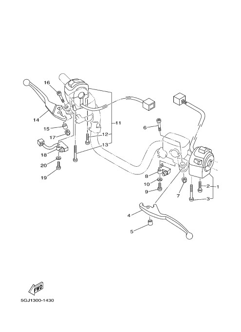 43  HANDLE SWITCH & LEVER 