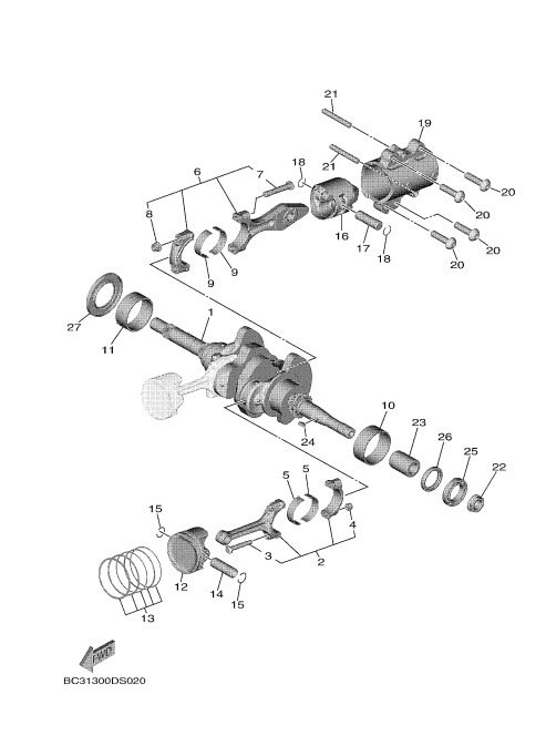 2 CRANKSHAFT & PISTON