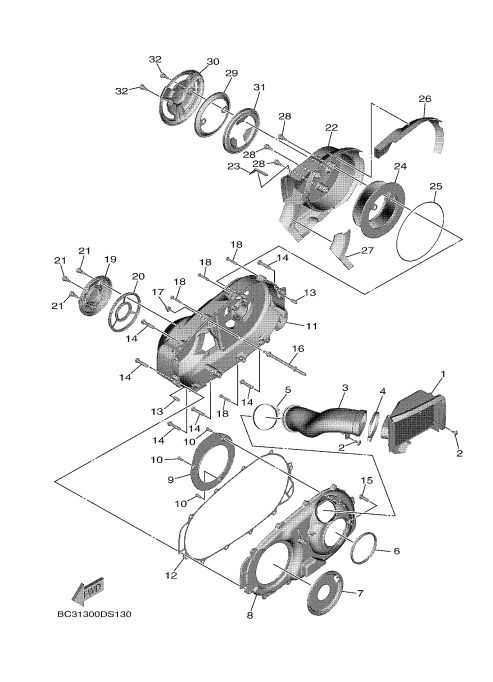 13 CRANKCASE COVER 2