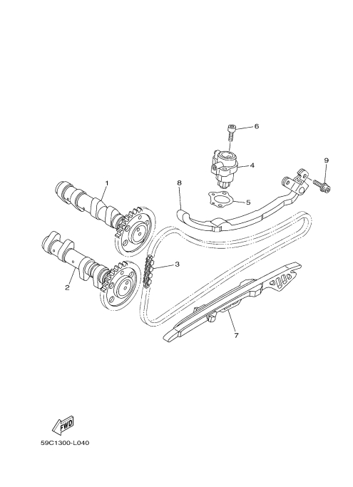 4 CAMSHAFT & CHANIN