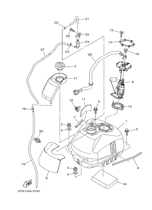 25 FUEL TANK