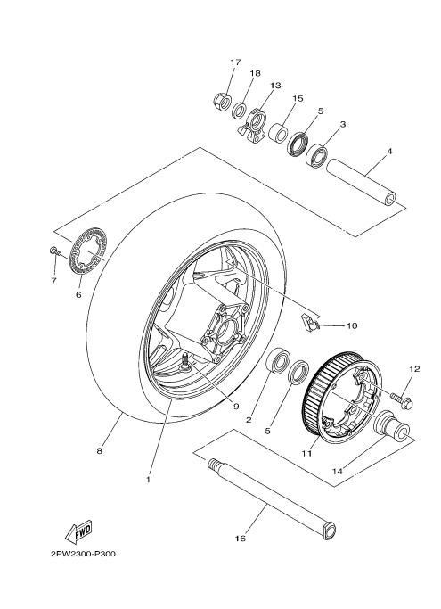 30 REAR WHEEL