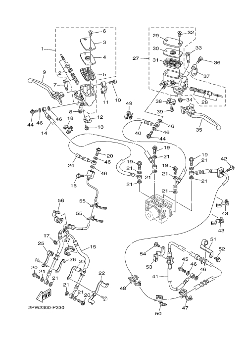 33 FRONT MASTER CYLINDER