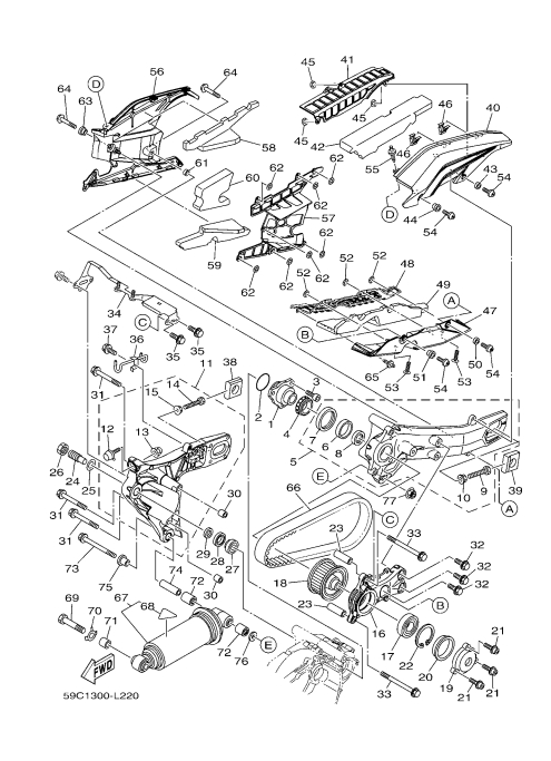 22 REAR ARM &  SUSPENSION