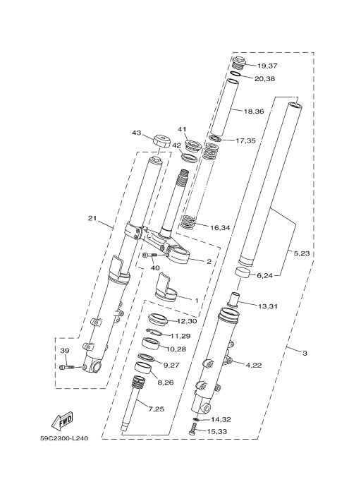 24 FRONT FORK