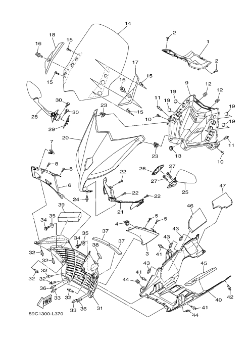 37 WIND SHIELD