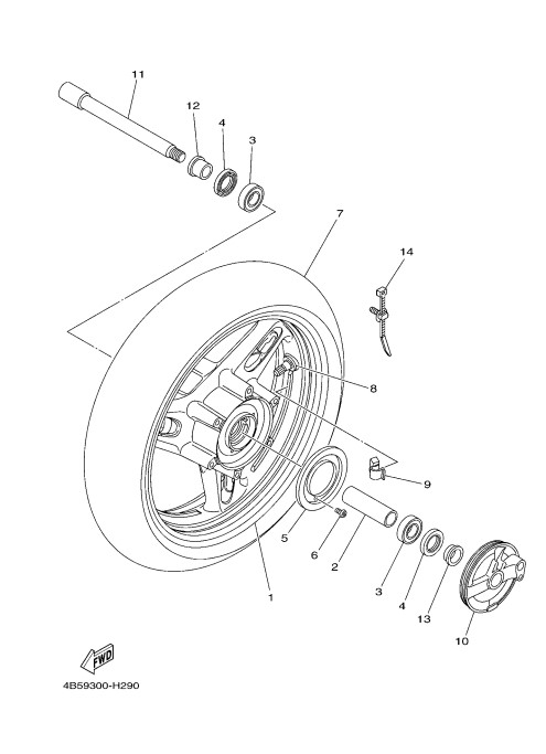 29 FRONT WHEEL