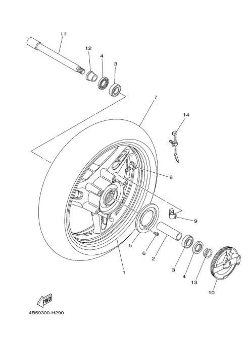 29 FRONT WHEEL