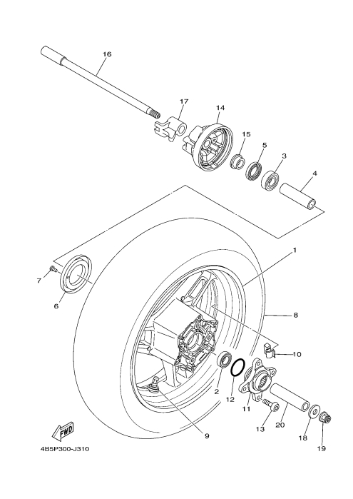 31 REAR WHEEL