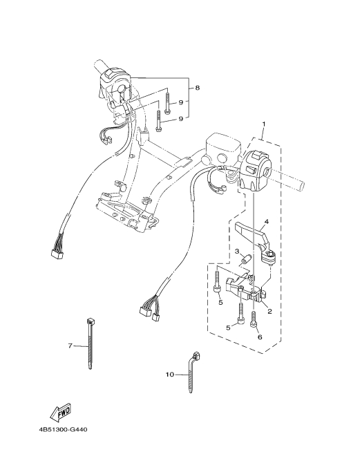 44 HANDLE SWITCH & LEVER