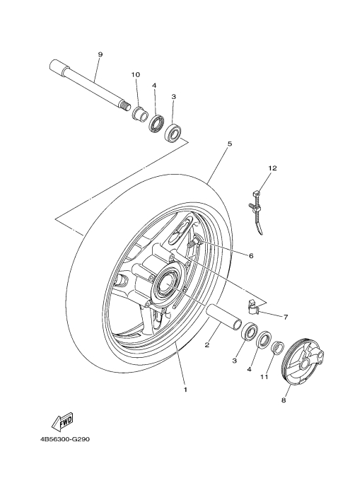 29 FRONT WHEEL