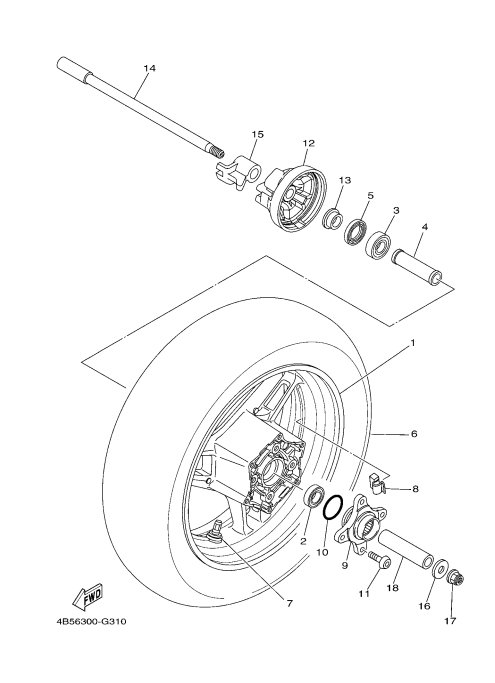 31 REAR WHEEL