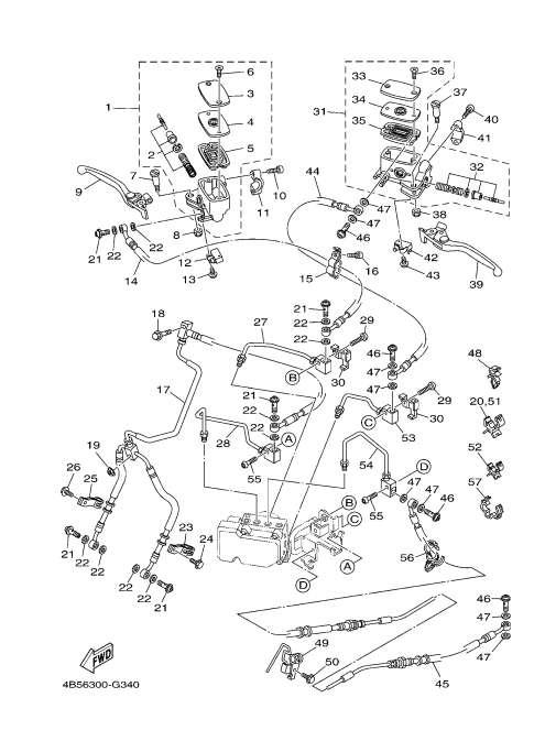 34 FRONT MASTER CYLINDER