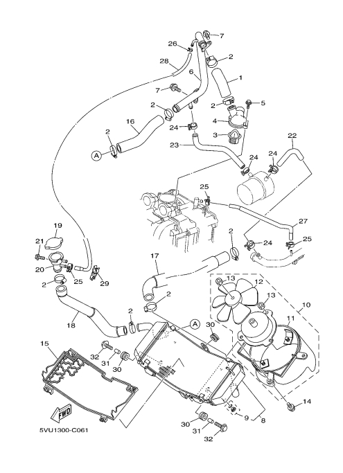 6 RADIATOR & HOSE